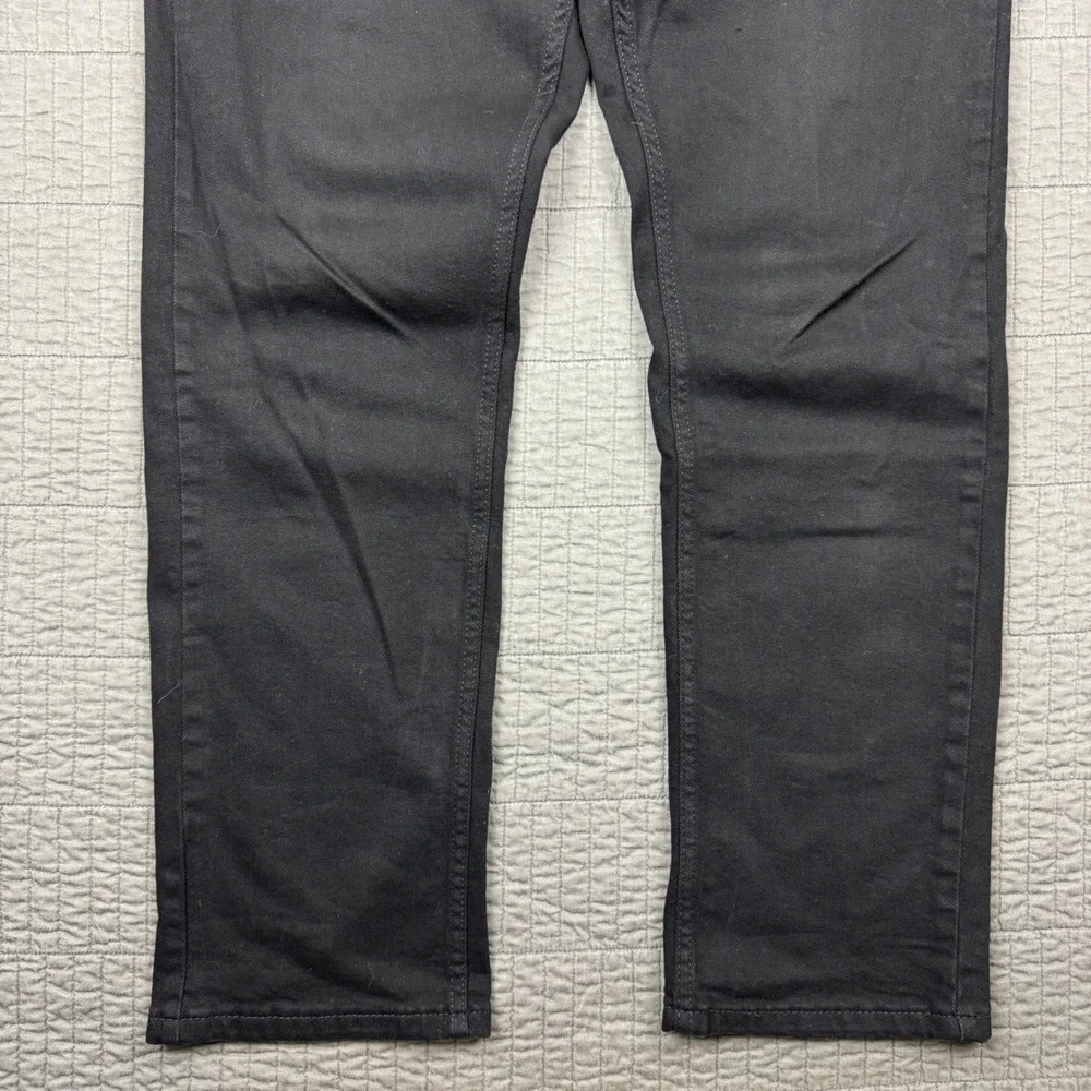 Levis 559 Relaxed Straight Jeans Mens 33x30 (35x29) Black Denim Grunge Skater